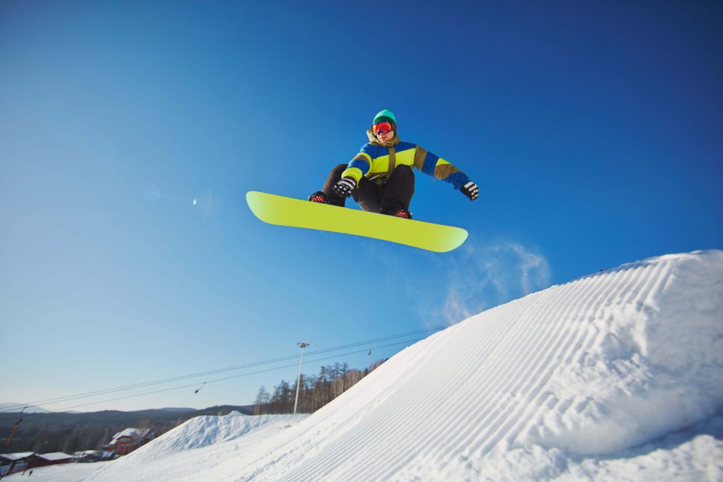 nauka jazdy na snowboardzie